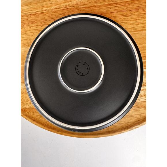 Our Place Dessert Plates Set of 4 these 6” handcrafted ceramic plates Color Char